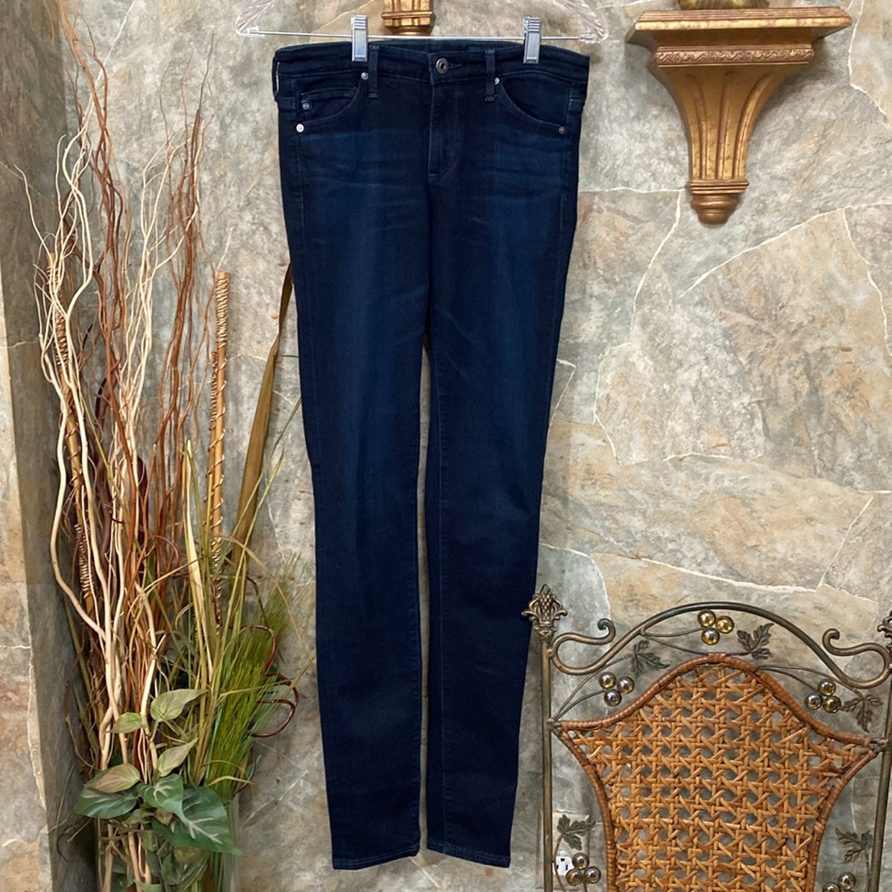 AG Adriano Goldschmied the stilt cigarette blue woman’s skinny jeans size 26R